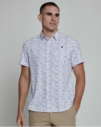 Griffin  Button Down - White