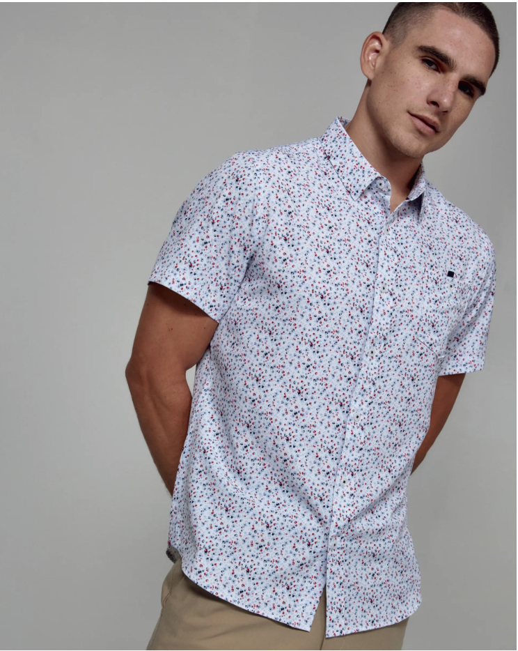 Griffin  Button Down - White