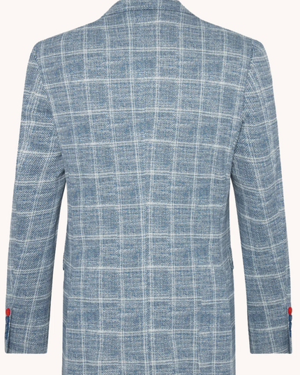 Cobalt Check Travel Blazer