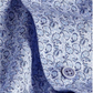 White & Sky Paisley Print Sport Shirt
