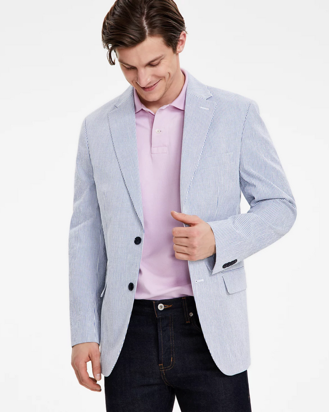 Seersucker Sport Jacket