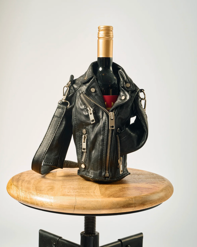 Leather Wine Bottle Carrier