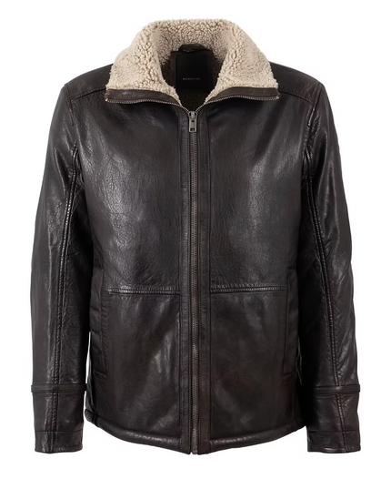 Nuuko Lambskin Fur Car Coat