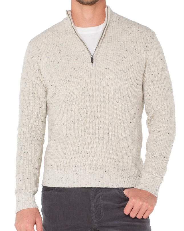 Donegal Rib 1/4 Zip Sweater