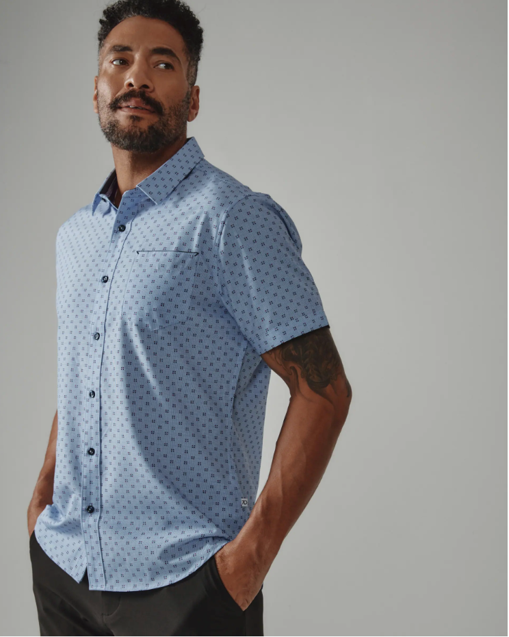 Bethel  Button Down - Light Blue