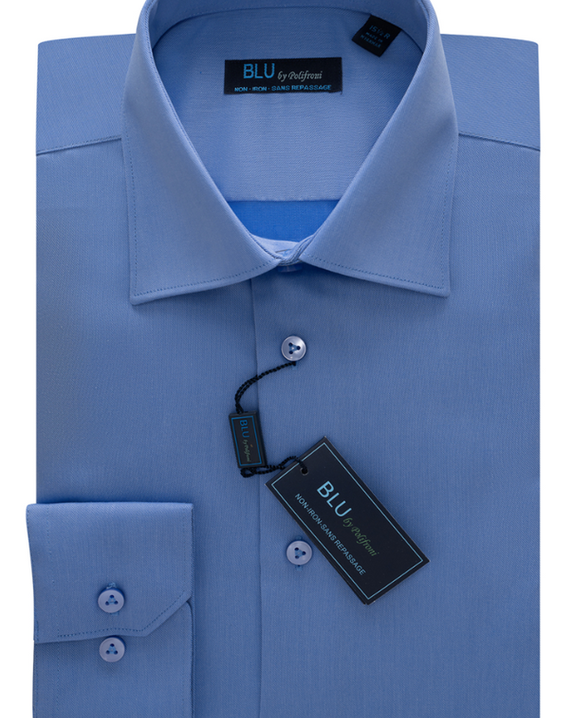 Blue Non-Iron Prado Dress Shirt