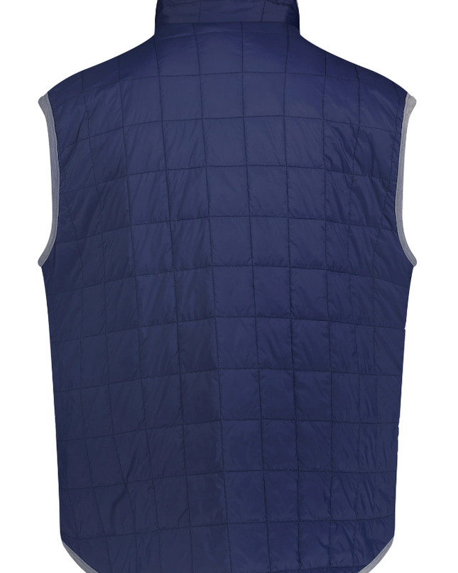 Quilted Double Faced Stretch Double Zip Vest