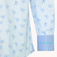 Light Blue Butterfly LS Button Down