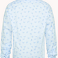 Light Blue Butterfly LS Button Down