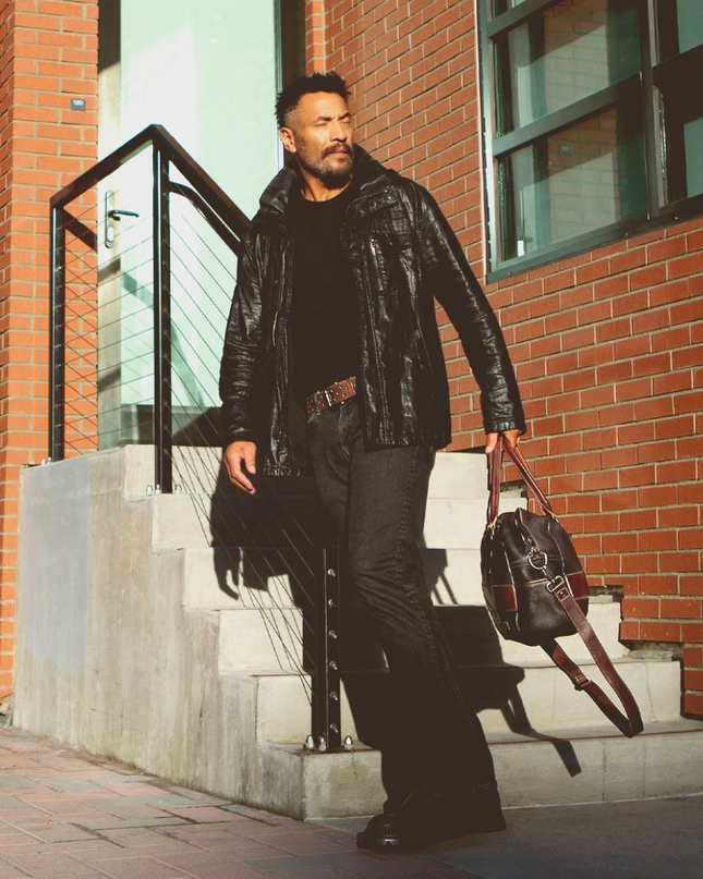 Luke Leather Duffle Bag