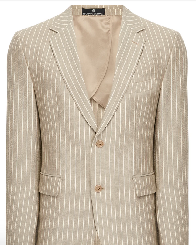 Dobby Jacquard Stripe Performance Blazer