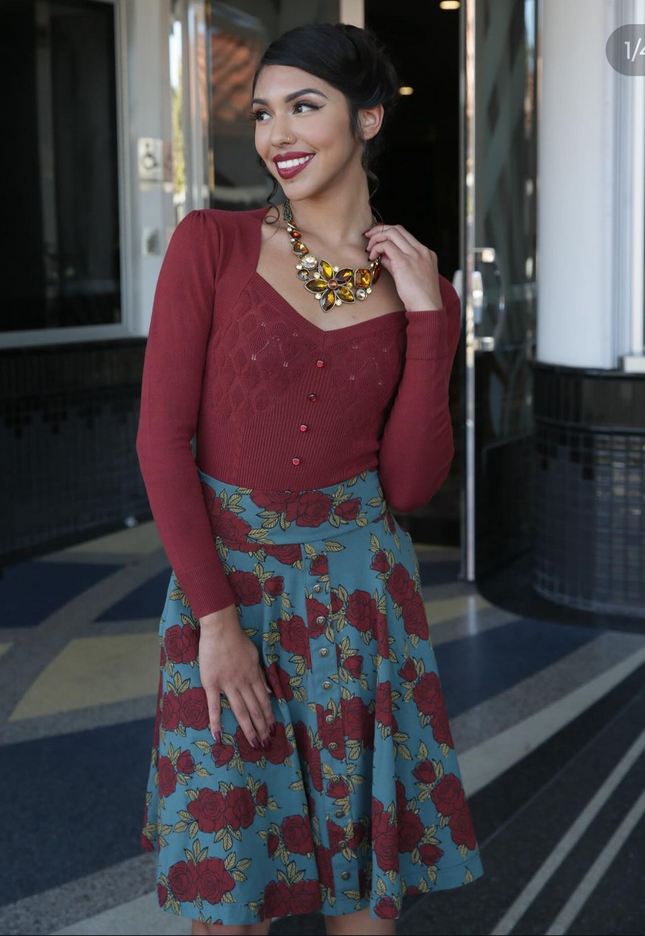 Hiking Skirt Rosalinda Print