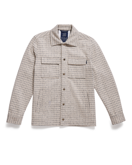 Hunter Knit Melange Houndstooth Jacket