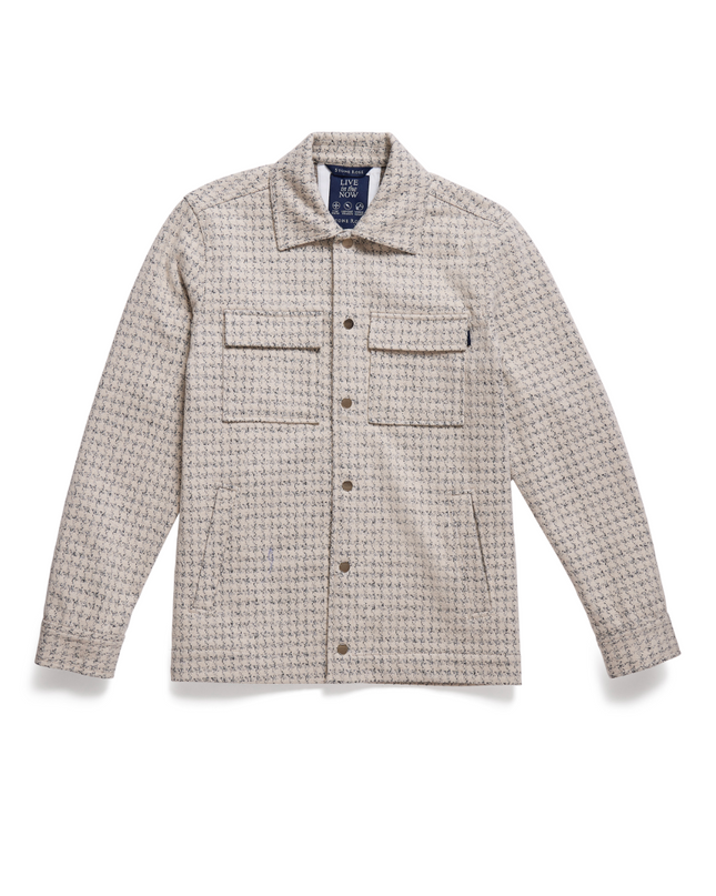 Hunter Knit Melange Houndstooth Jacket