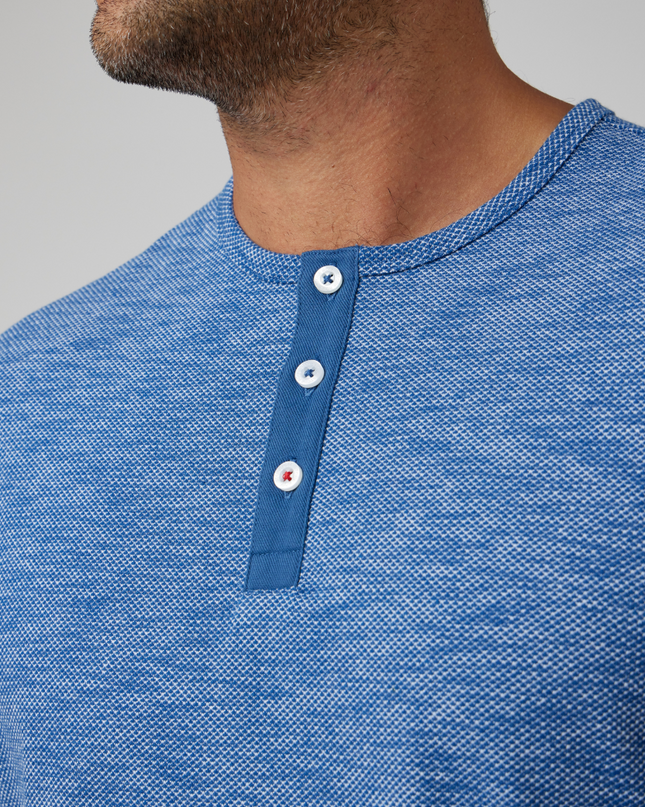 Slub Pique Comfort Henley
