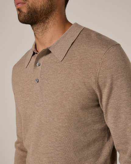 Belford Long Sleeve Sweater Polo