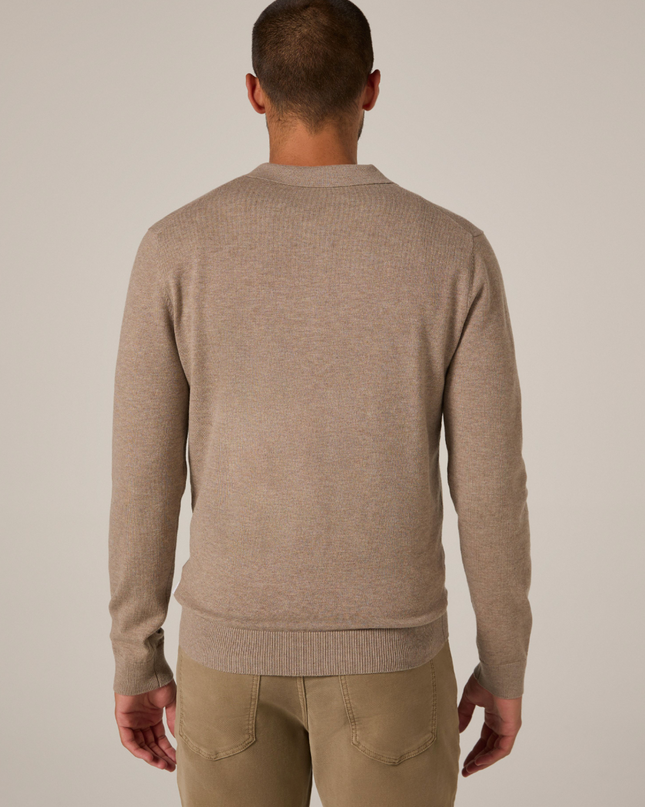Belford Long Sleeve Sweater Polo