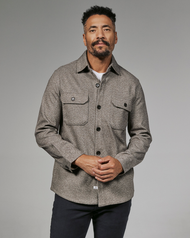 Generation Herringbone Shacket