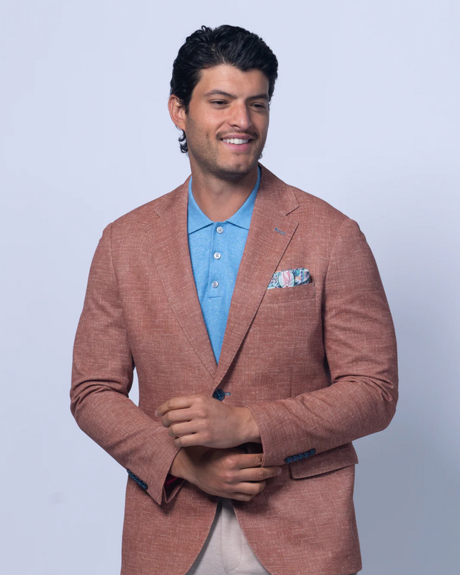 Oregon Orange Cotton Stretch Blazer