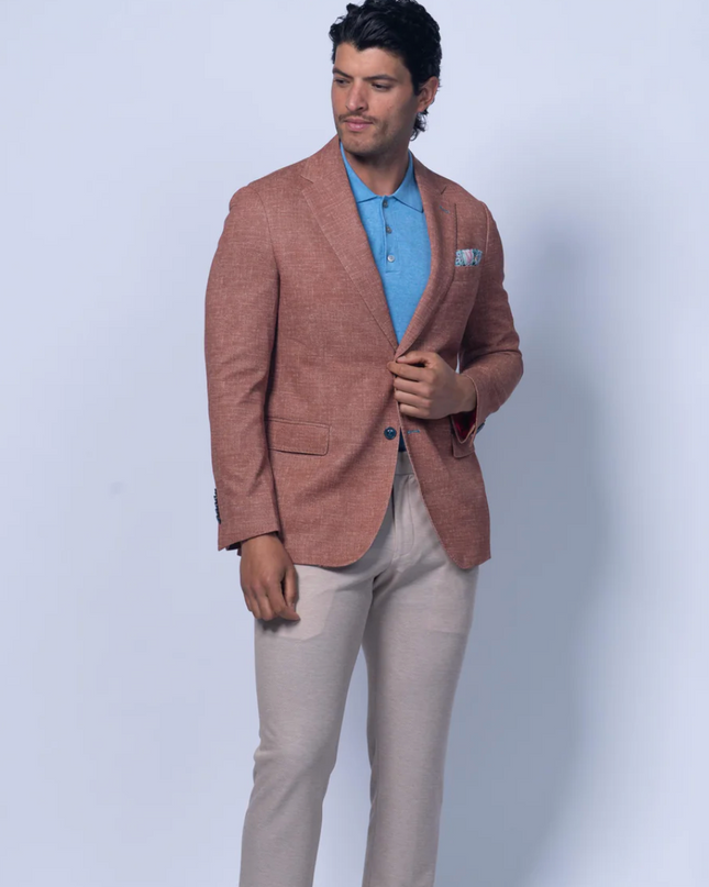 Oregon Orange Cotton Stretch Blazer