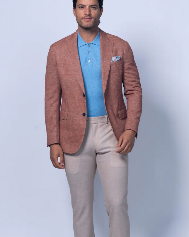 Oregon Orange Cotton Stretch Blazer