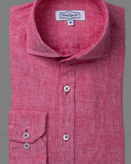 Solid Linen LS Button Down