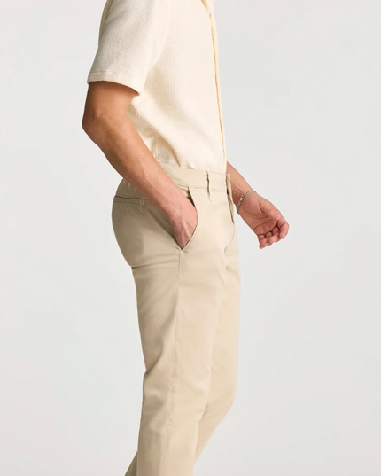 Milton Slim Straight Chino - Oat
