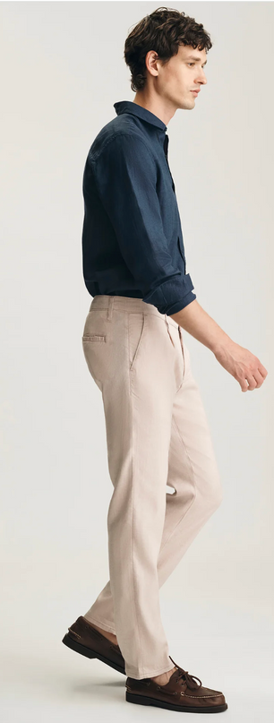 Will Pleated Linen Pant - Cream