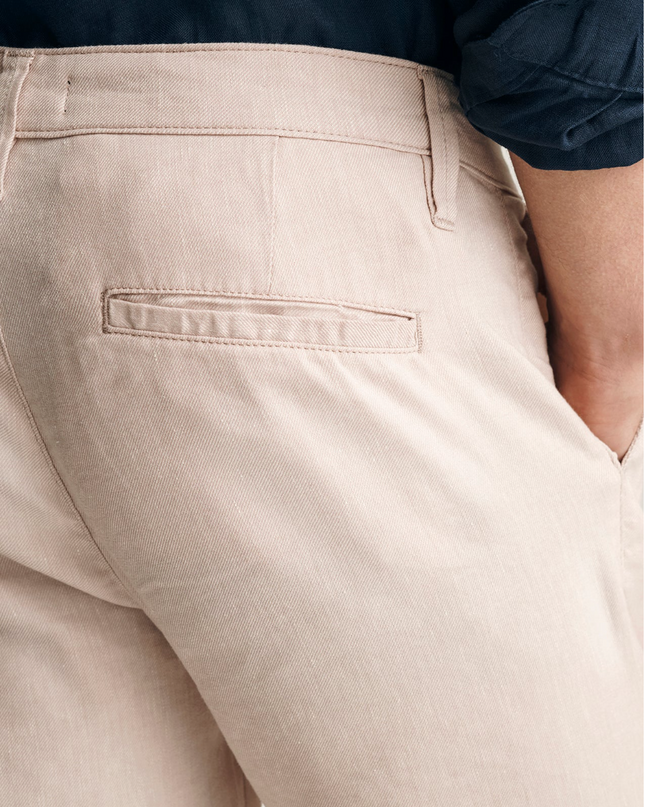 Will Pleated Linen Pant - Cream