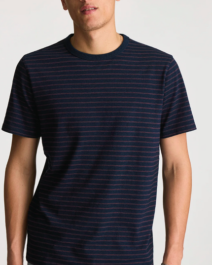 Stripe Tee - Indigo Stripe