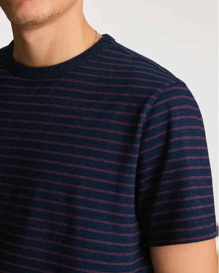 Stripe Tee - Indigo Stripe