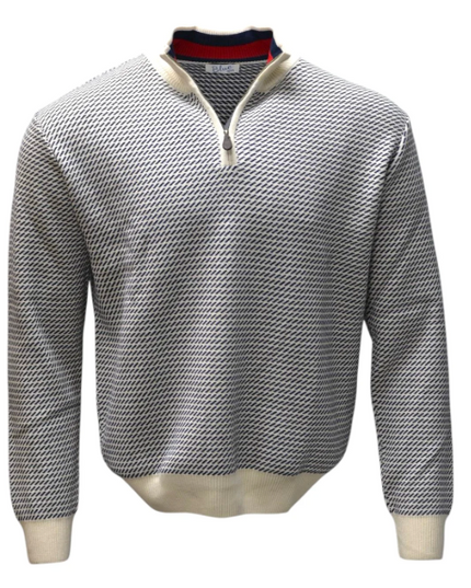 Men's 100% Pima Cotton Dash 1/4 Zip Sweater