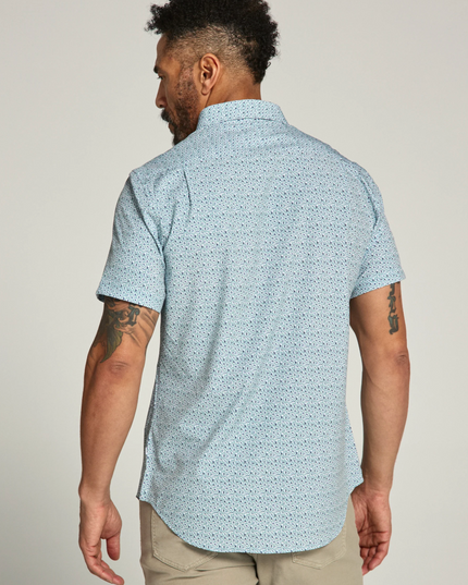 Leandro Performance Short Sleeve Button Down