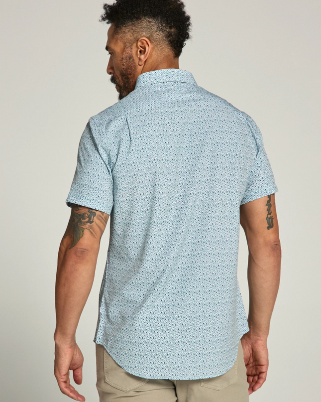 Leandro Performance Short Sleeve Button Down