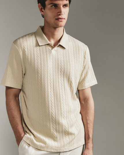 Zayne Short Sleeve Sweater Polo