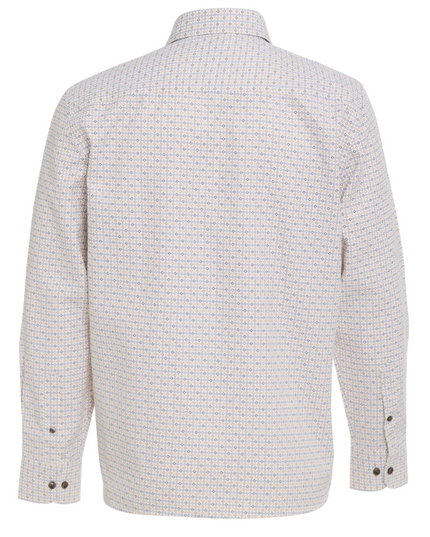 Mini Orange, Blue, Brown, Coffee Geo Design Sport Shirt