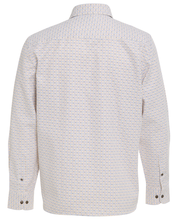 Mini Orange, Blue, Brown, Coffee Geo Design Sport Shirt