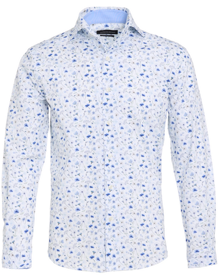 Multi Floral Pattern Sport Shirt