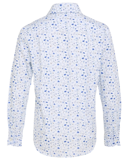 Multi Floral Pattern Sport Shirt