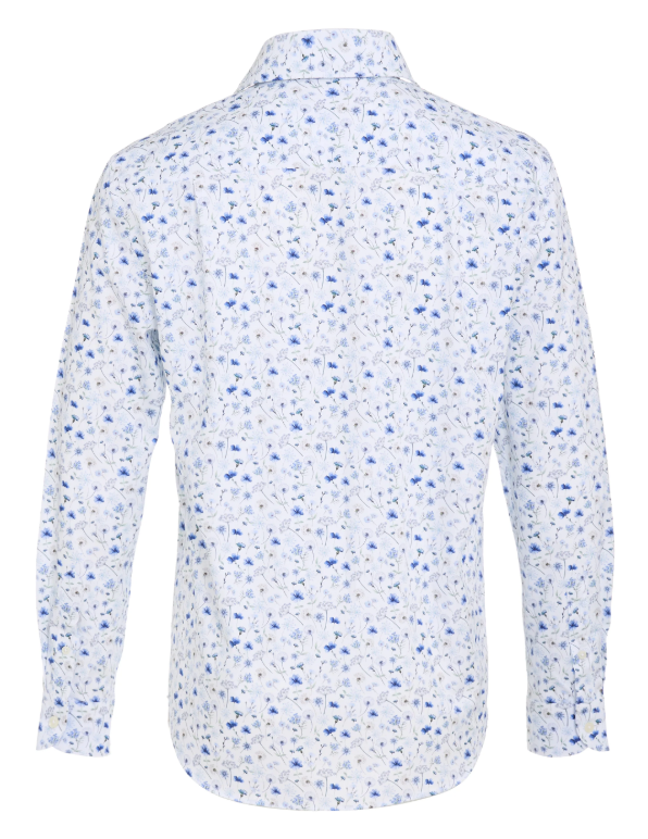 Multi Floral Pattern Sport Shirt