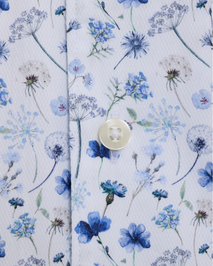 Multi Floral Pattern Sport Shirt
