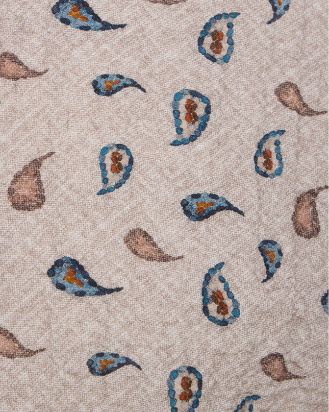 Cadence Paisley Print Button Down Shirt