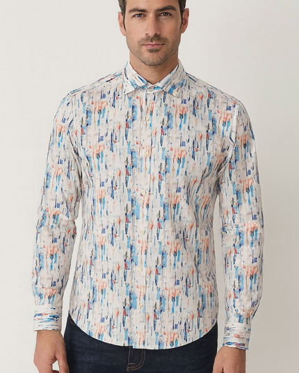 Artisan Print L/S Button Down