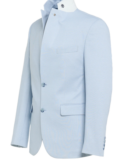 Sky Blue Herringbone Sport Jacket
