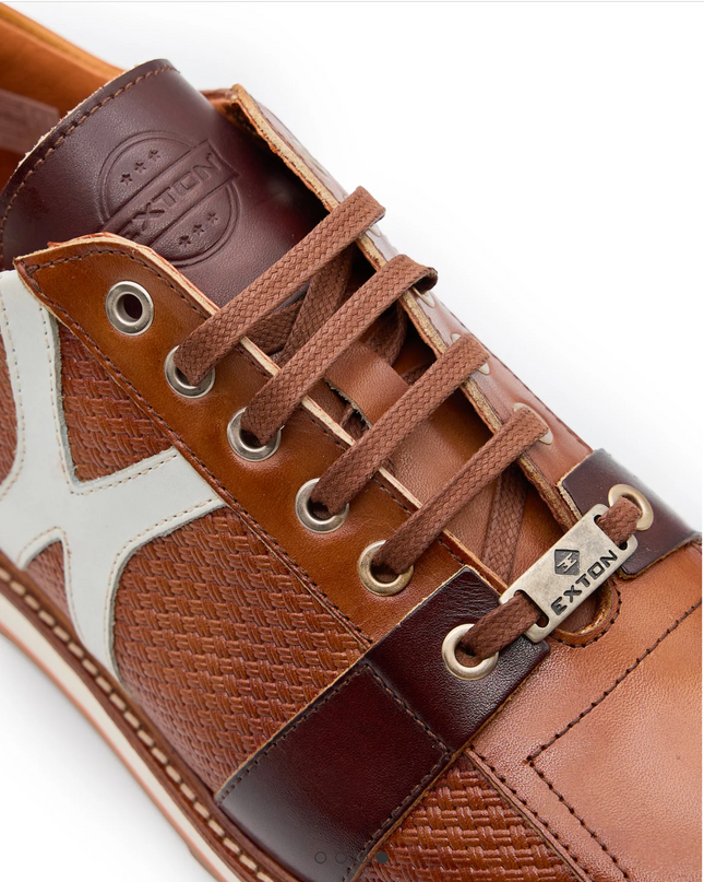 Heritage Leather Sneaker Crust Siena