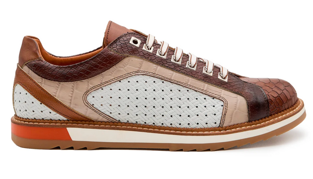 Heritage Leather Sneaker Crust Siena