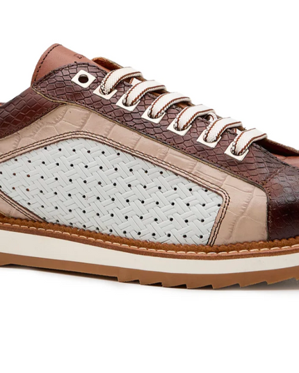Heritage Leather Sneaker Crust Siena