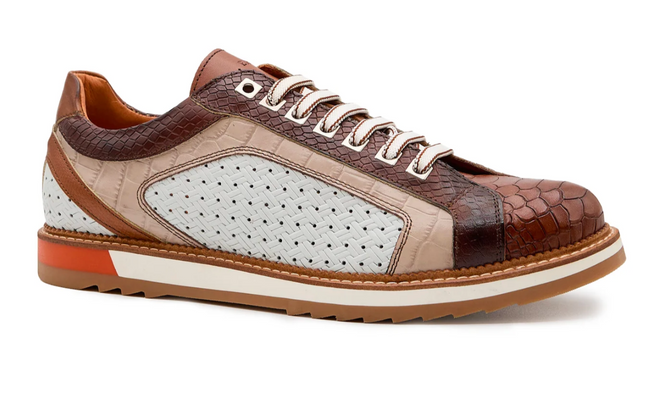 Heritage Leather Sneaker Crust Siena