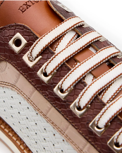 Heritage Leather Sneaker Crust Siena
