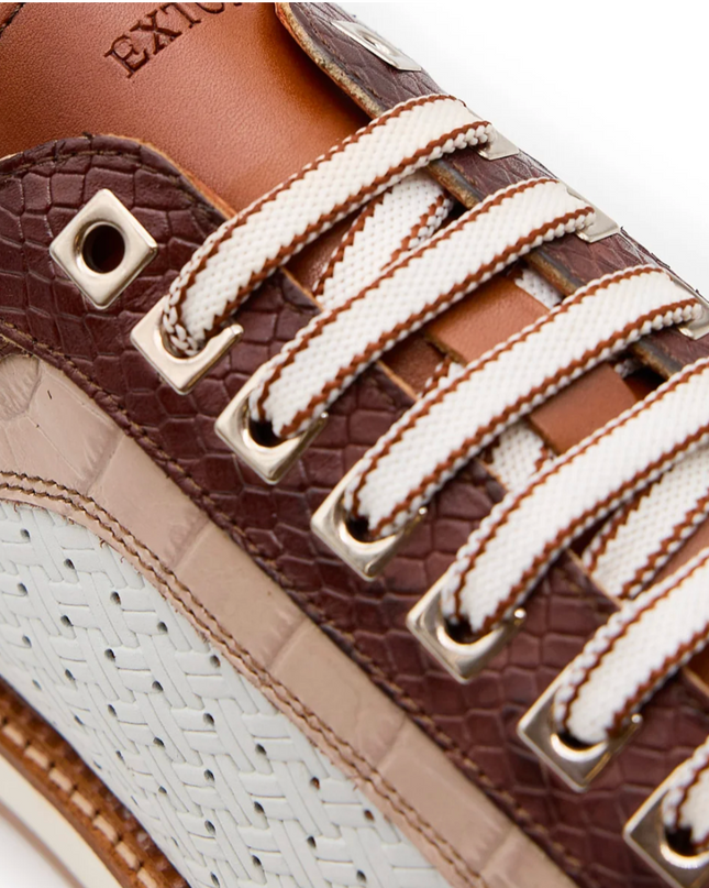 Heritage Leather Sneaker Crust Siena
